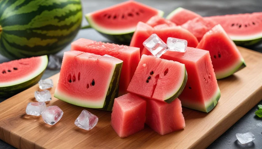 melón na podnose