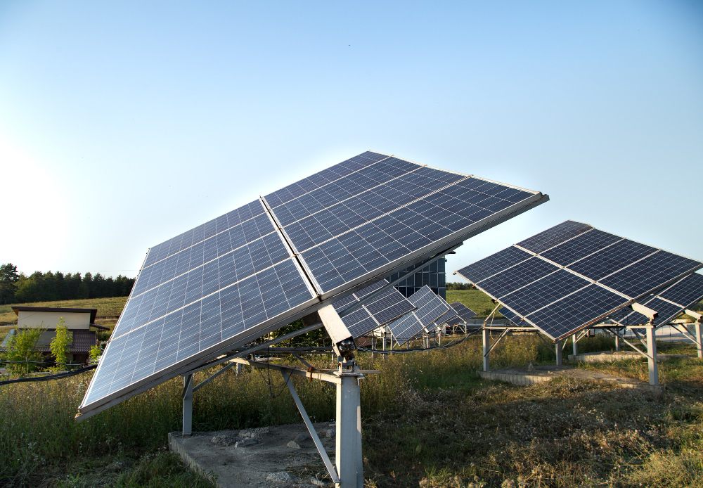 solárne panely na výrobu elektrickej energie