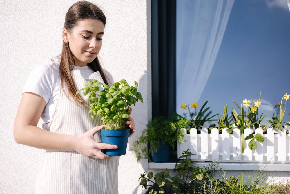 bylinky na balkóne