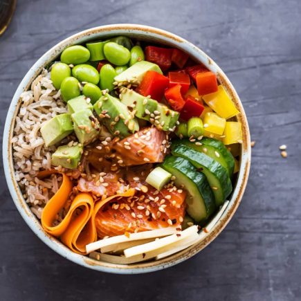 receptY na poké bowl